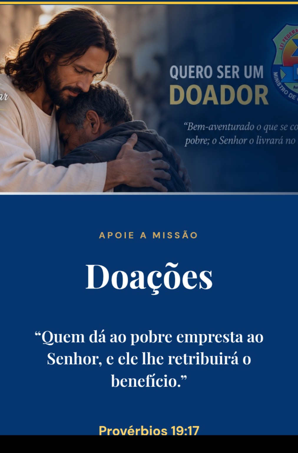  — Apoie a missão da UCAB